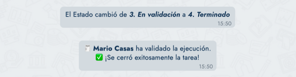 validate task