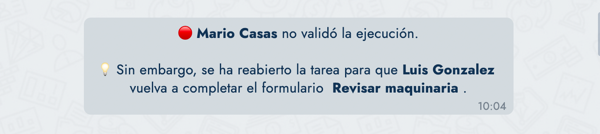 validate task