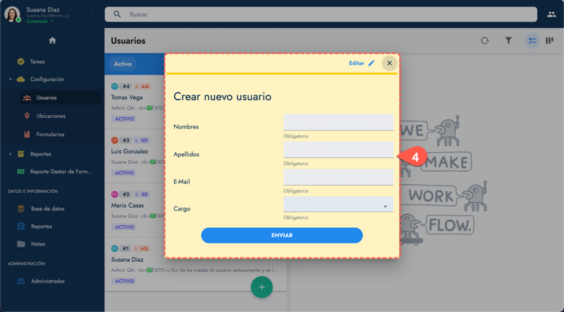 create user