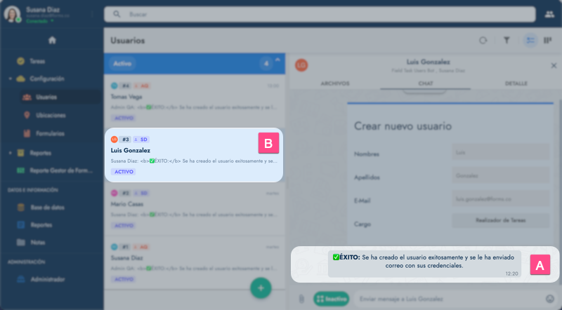 create user