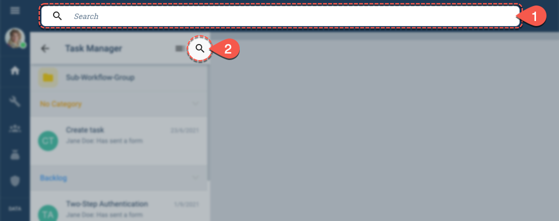 search types
