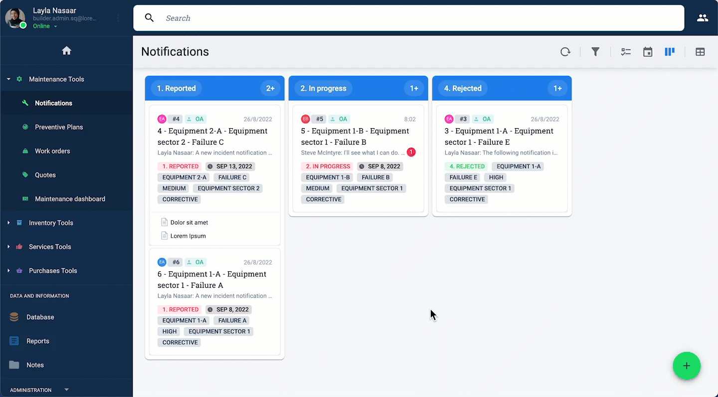 task workspace