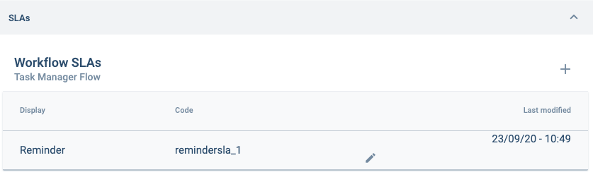 sla in workflow config
