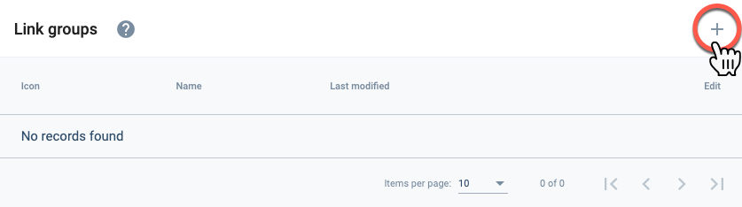 link group section