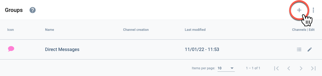 create group