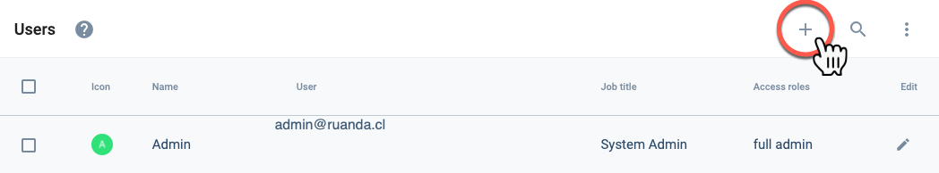 create user