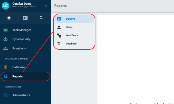 admin section