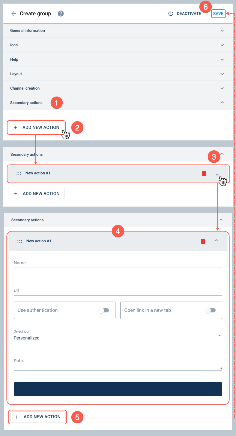 create links
