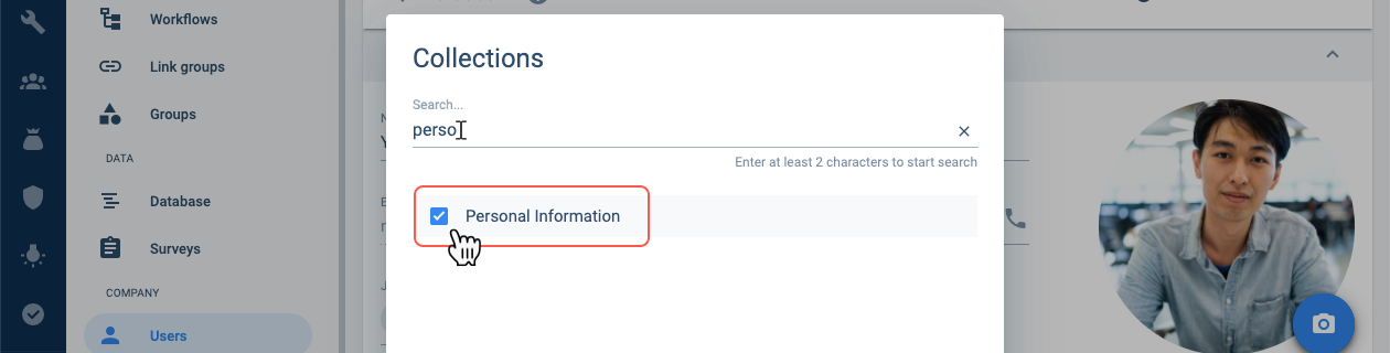 choose additional fields