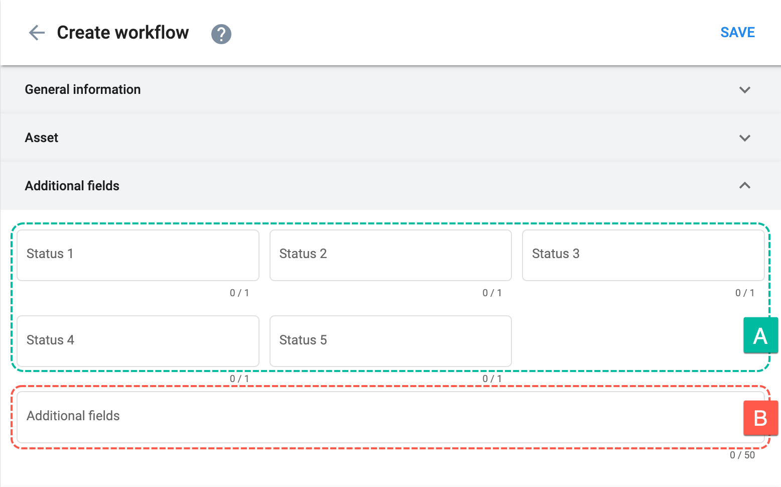 additional fields in workflows