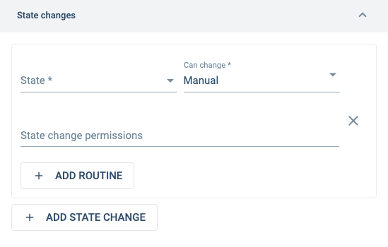 state changes