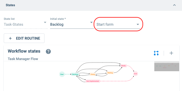workflow section