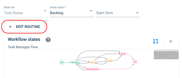 workflow section