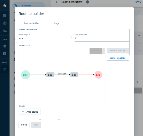 routine builder