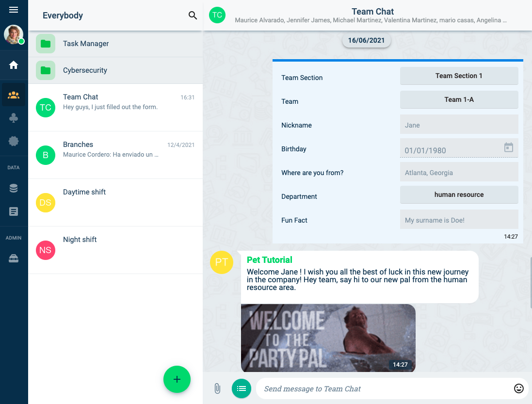 chat survey