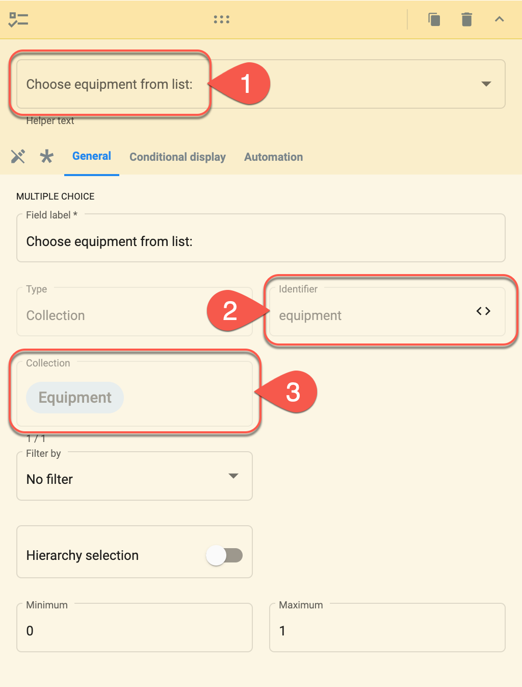 survey element extraction