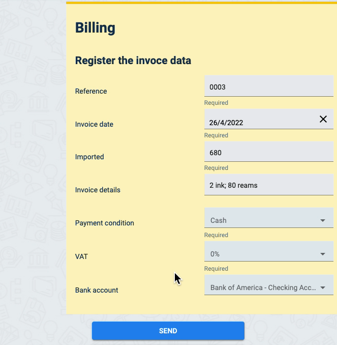 survey form