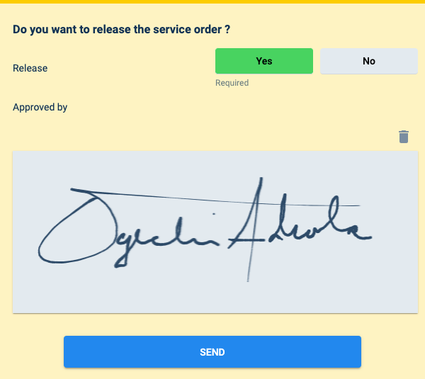release form