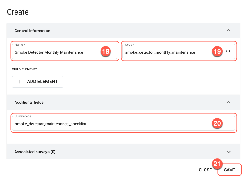 create checklist