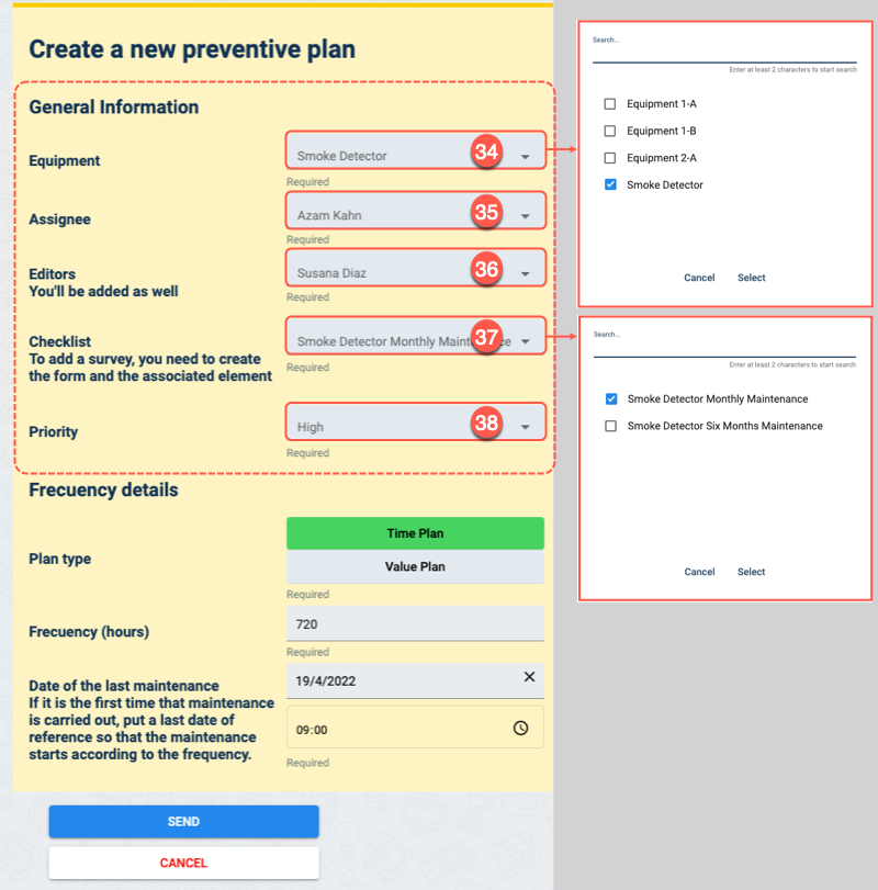 create checklist