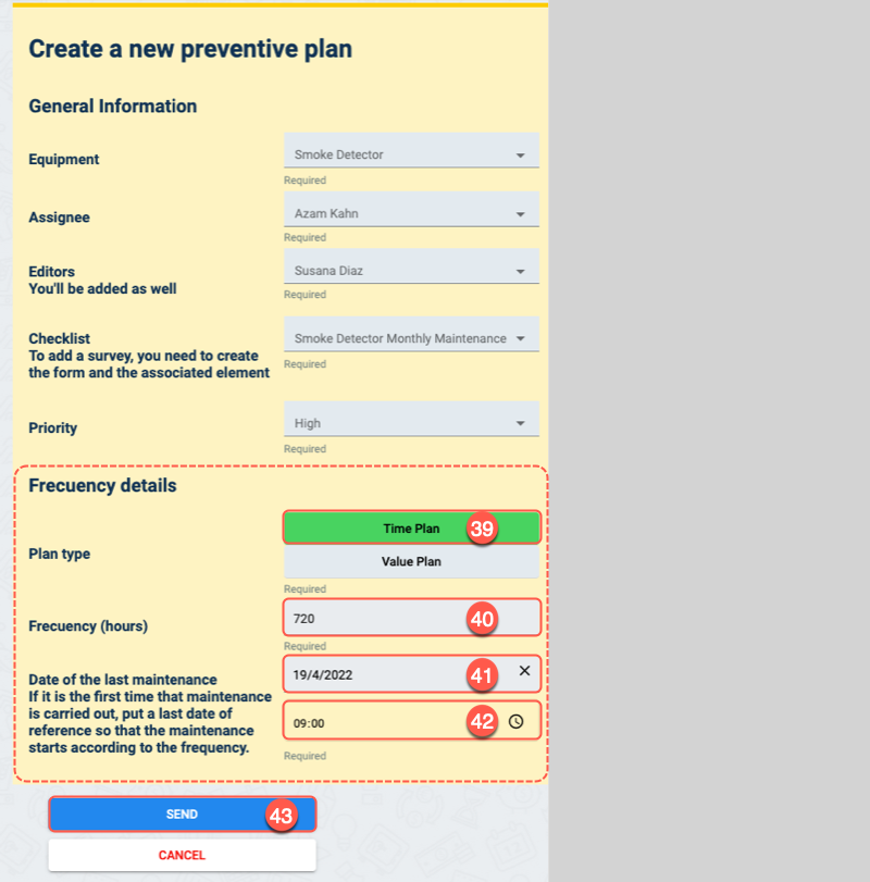 create checklist