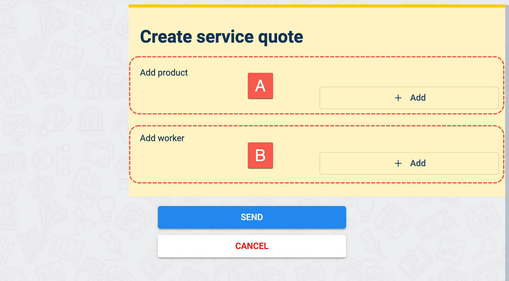 create service quote