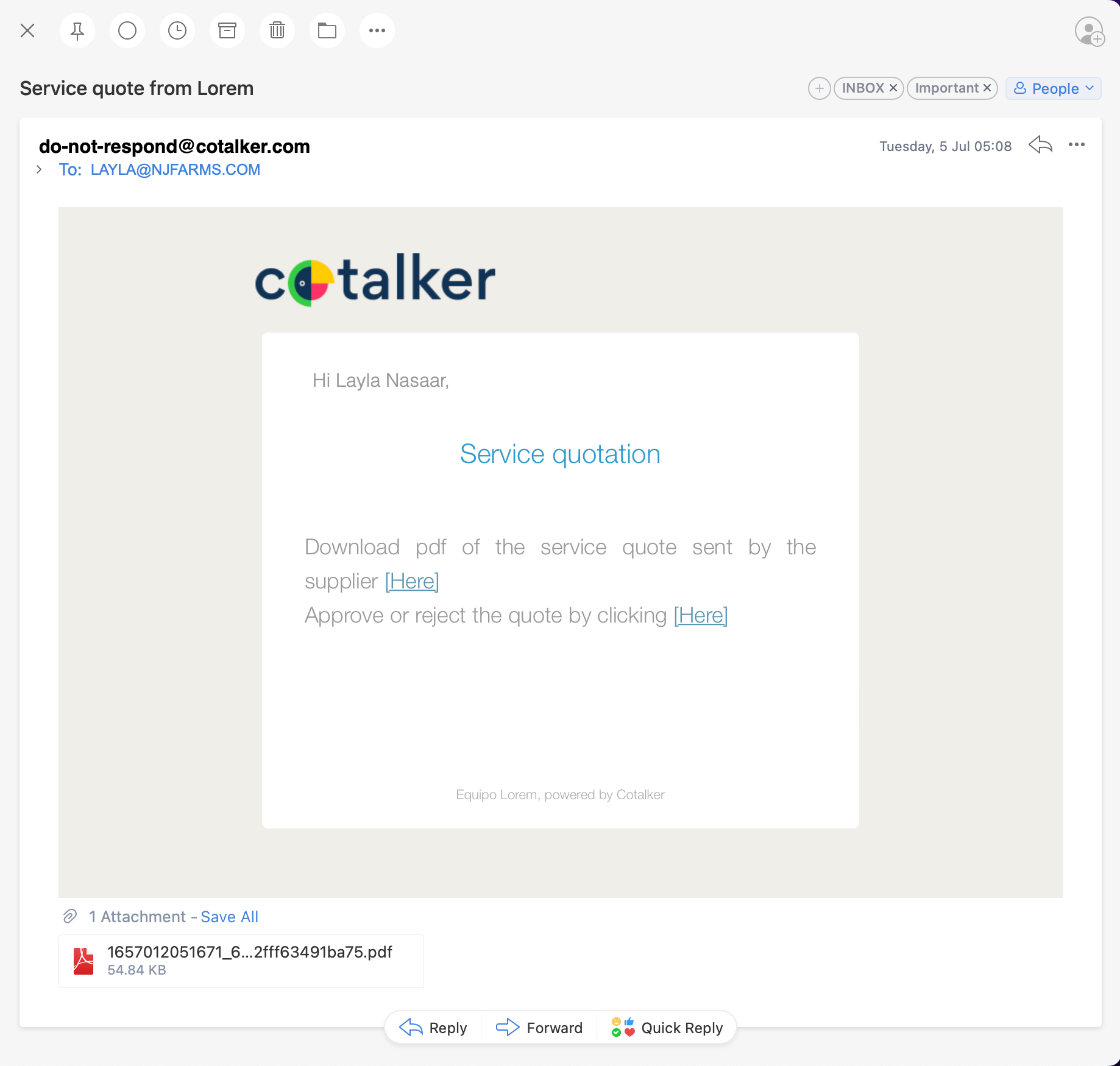 email