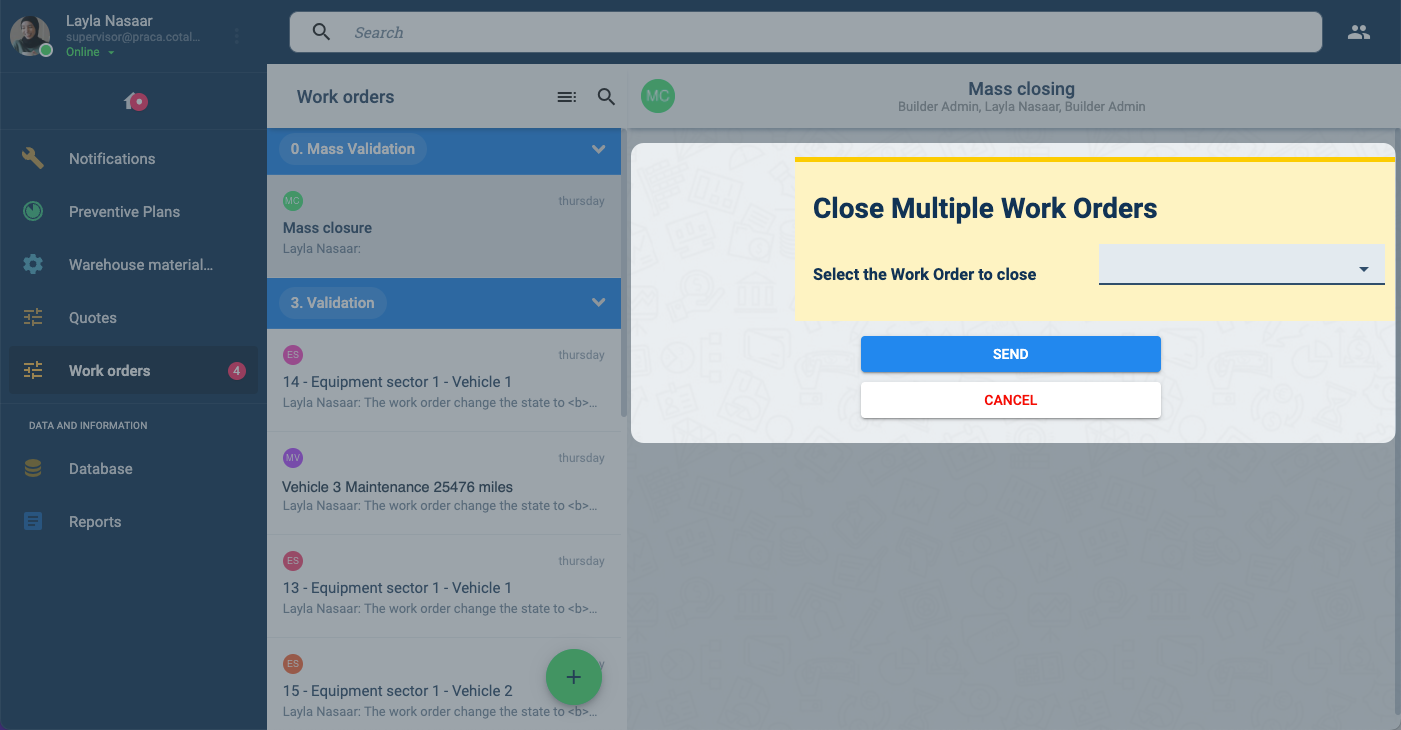Work Orders Workflow | Cotalker Technical Documentation