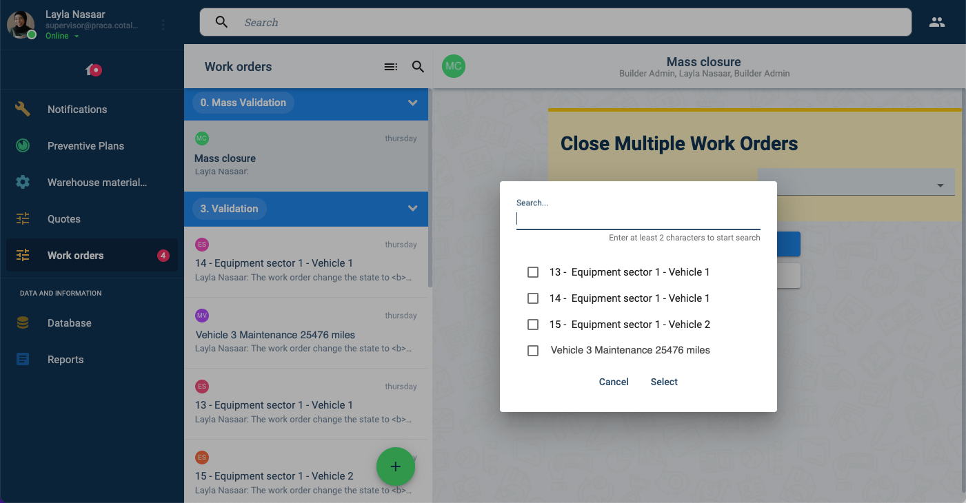 Work Orders Workflow | Cotalker Technical Documentation