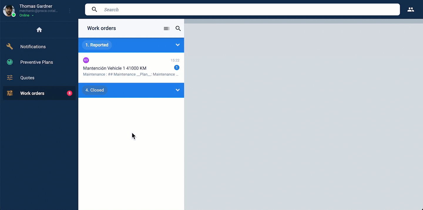 Work Orders Workflow | Cotalker Technical Documentation