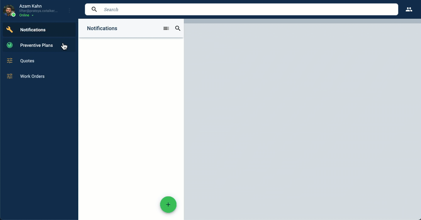 notification example