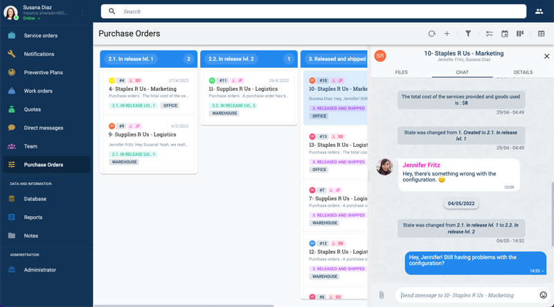 kanban task view