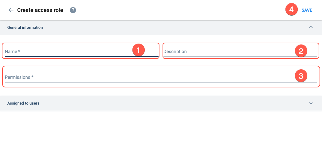 access role settings